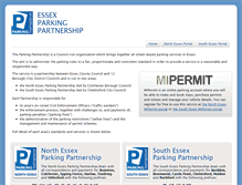 Tablet Screenshot of parkingpartnership.org